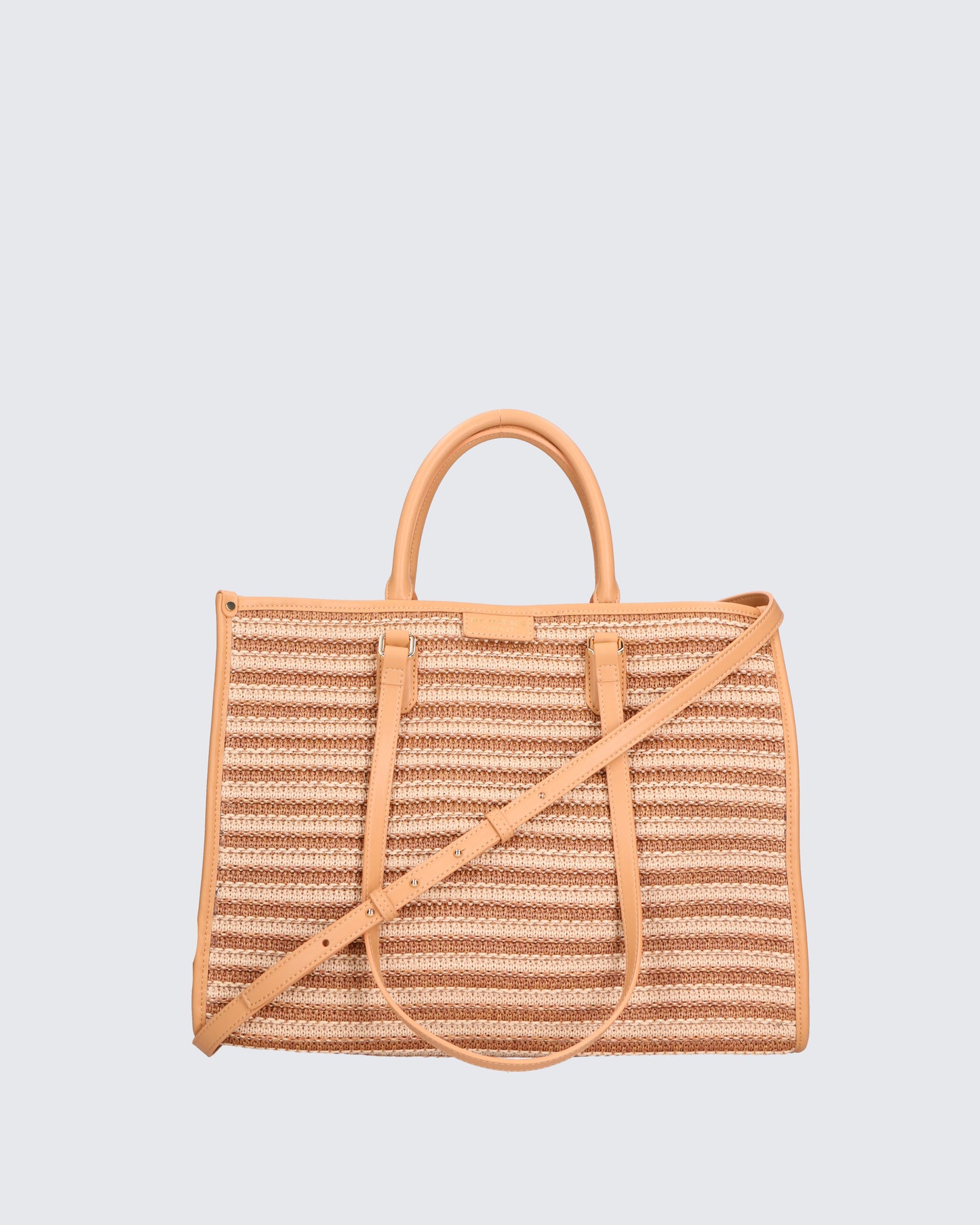 SHOPPER BAG - STRAW BEIGE