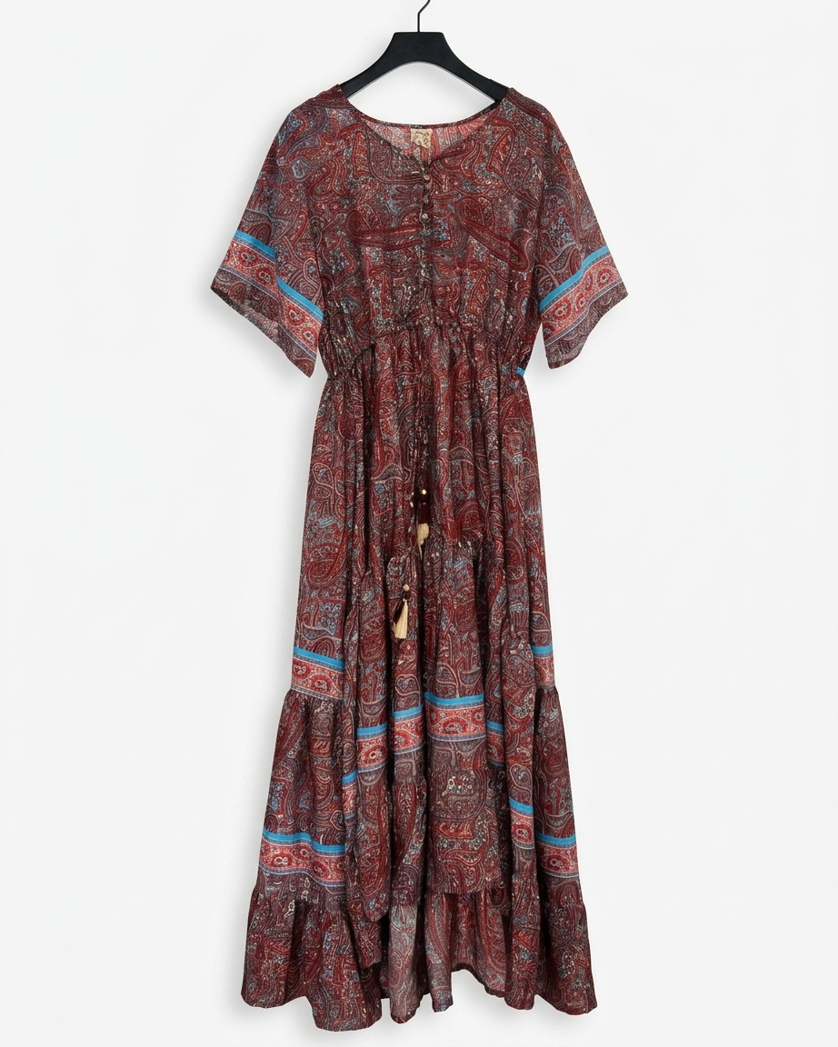 Boho Dress with button details