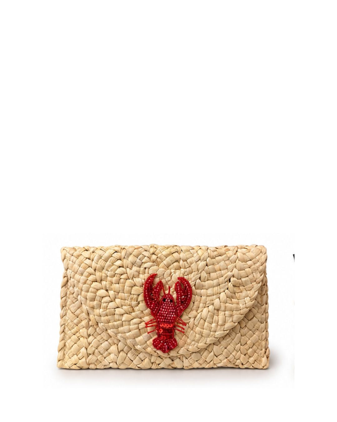 Lobster Woven Envelope Pouch