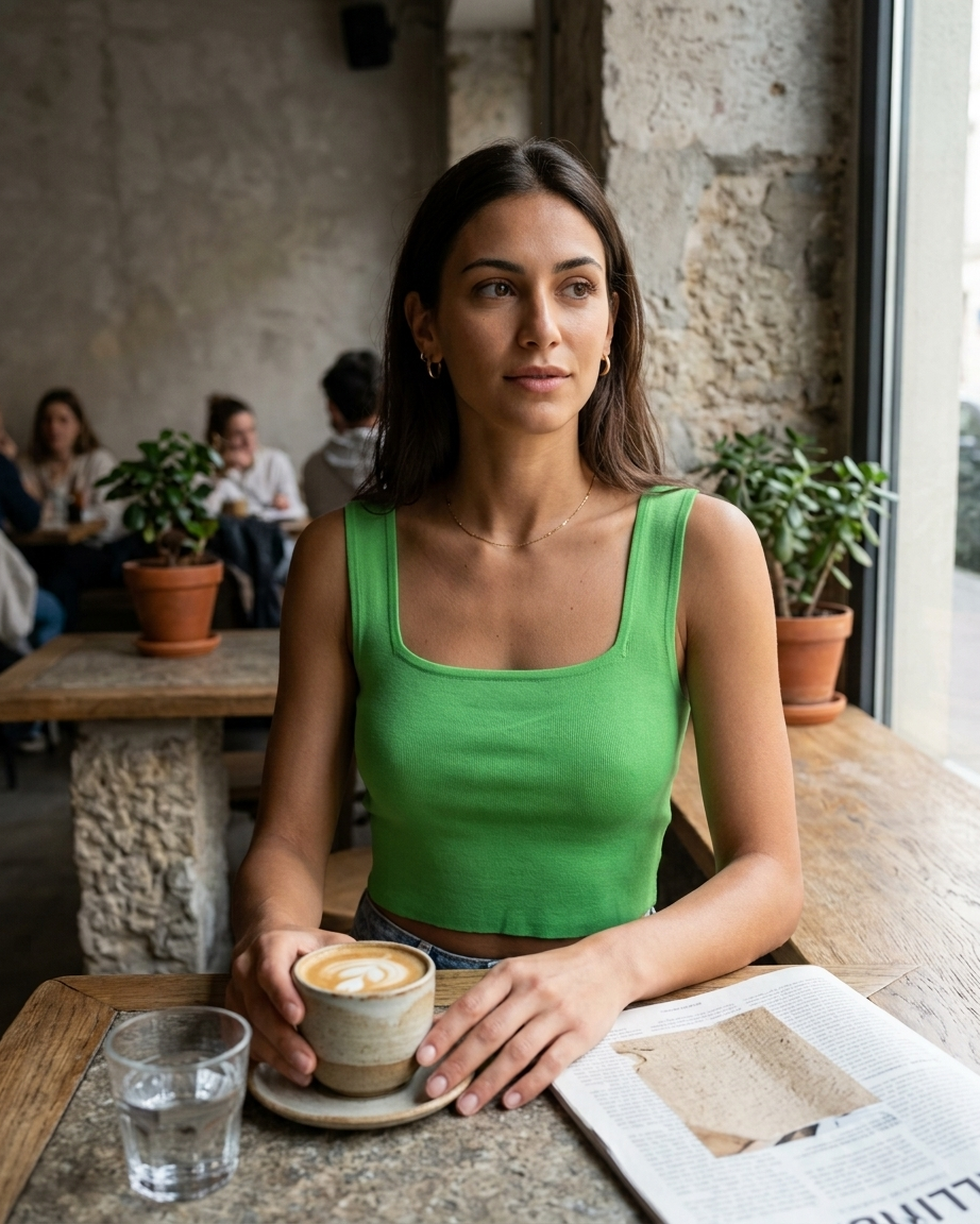 Crop Top in Green