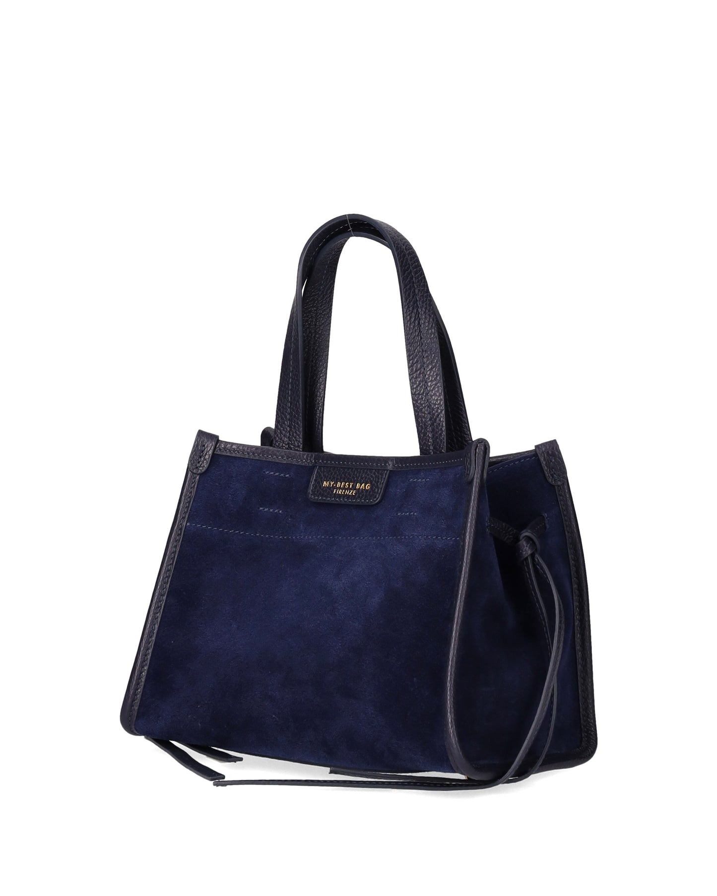 TOP HANDLE BAG IN NAVY BLUE