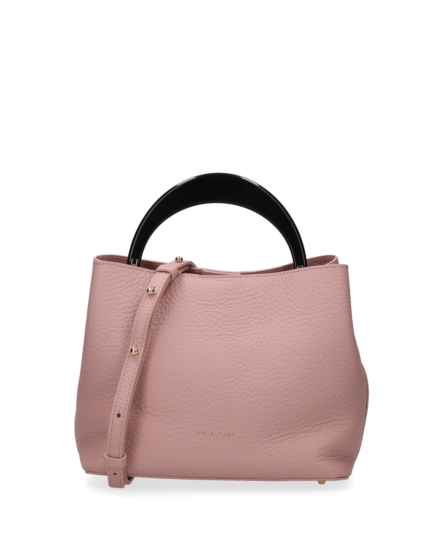 TOP HANDLE BAG IN PINK LEATHER