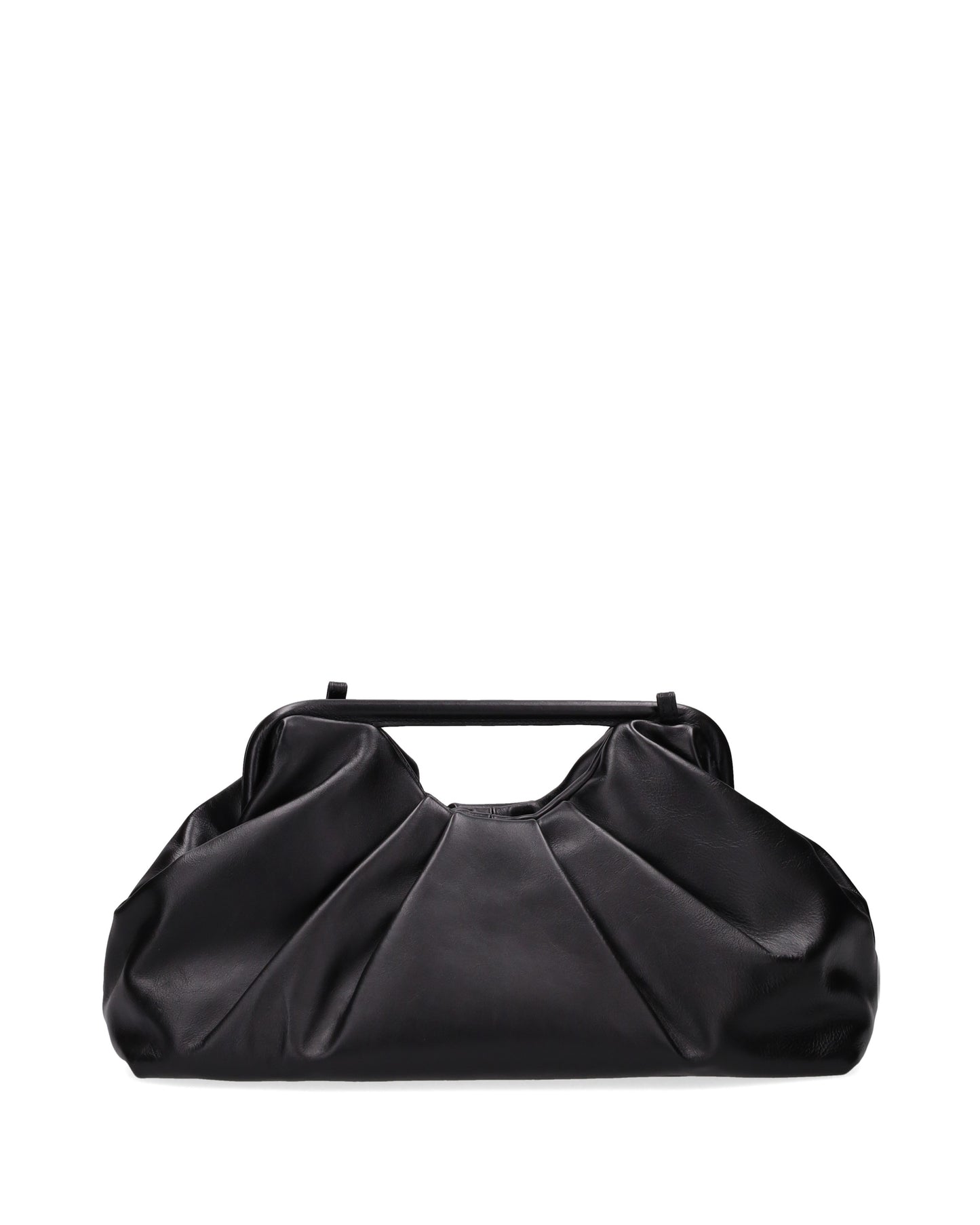 LEATHER CLUTCH IN BLACK