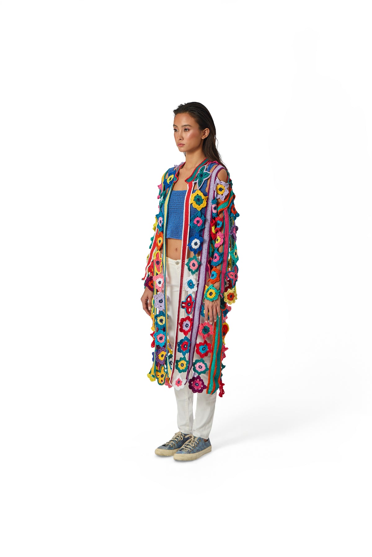 “ROSE” LONG CARDIGAN