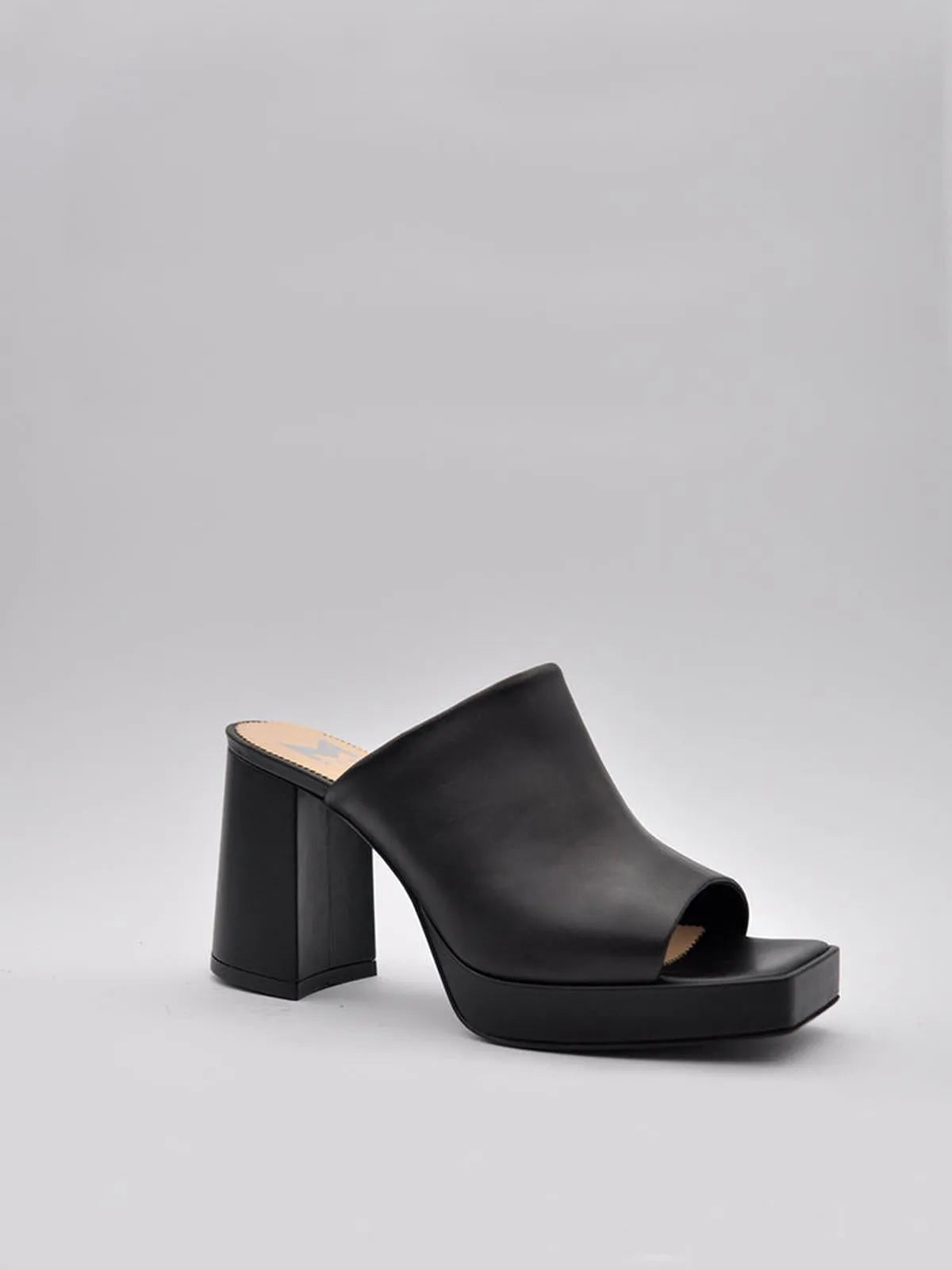 BLACK HIGH WIDE HEEL-Mules-MAGA MILANO- Pointure.AE