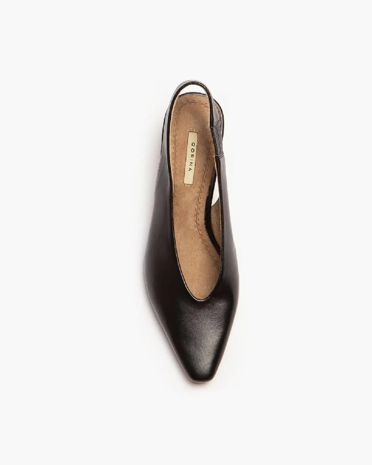 BLOCK HEEL SLINGBACK IN BLACK-Sling Backs-CORINA- Pointure.AE