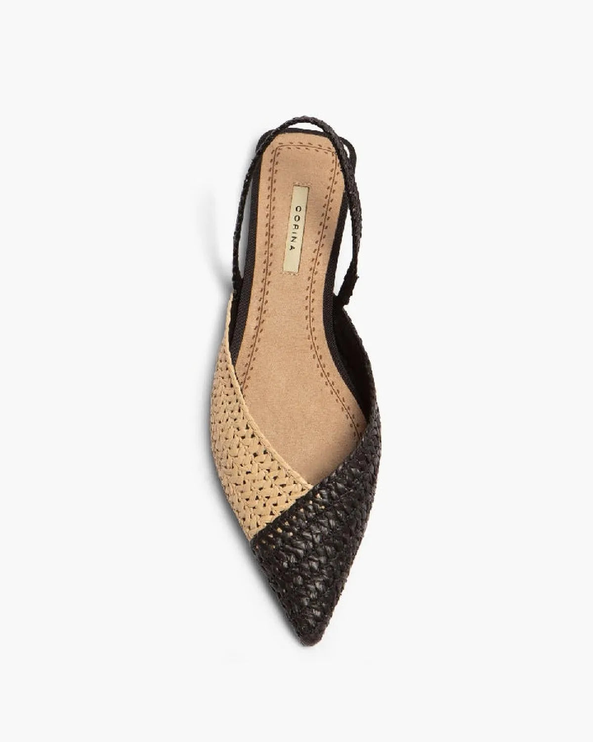BRAIDED FLAT SLINGBACK-Flats-CORINA- Pointure.AE