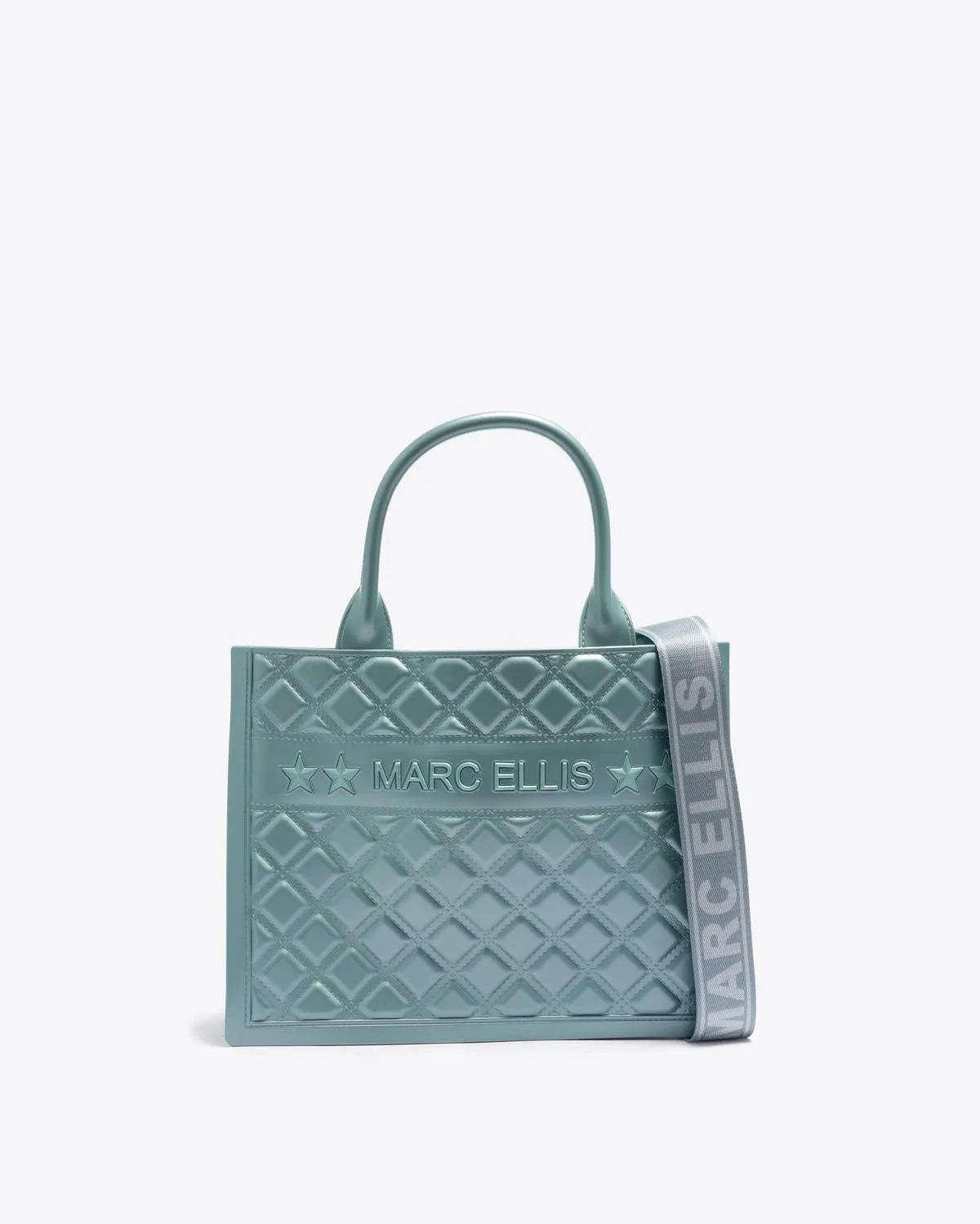 FLAT BUBY M IN DARK BLUE-Tote Bags-MARC ELLIS- Pointure.AE