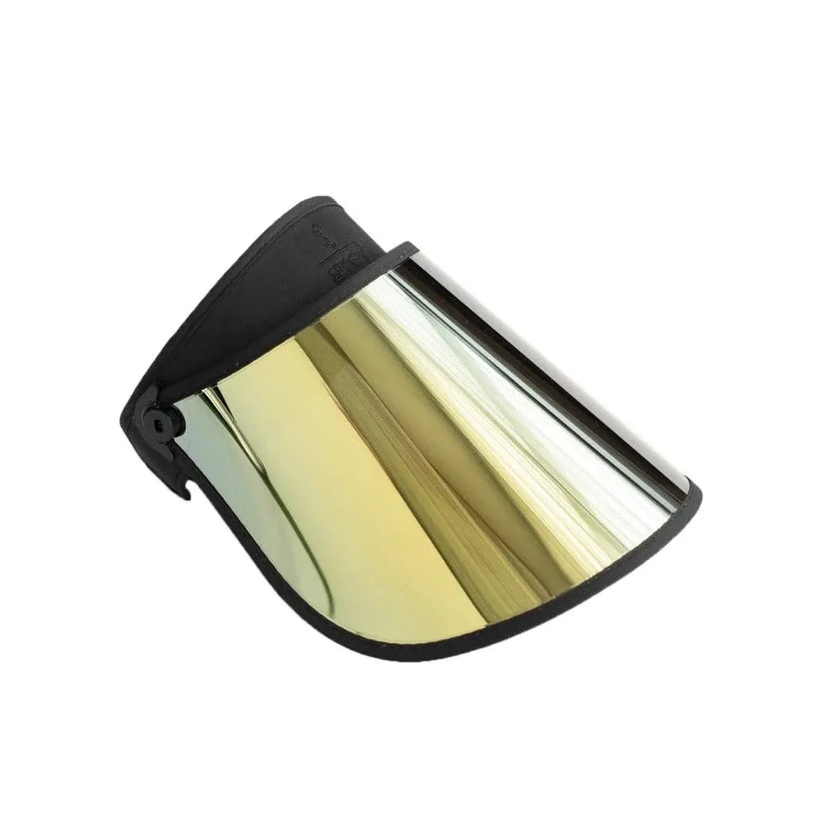 FULL BLACK VISOR IN GOLD-Visors-GREY- Pointure.AE