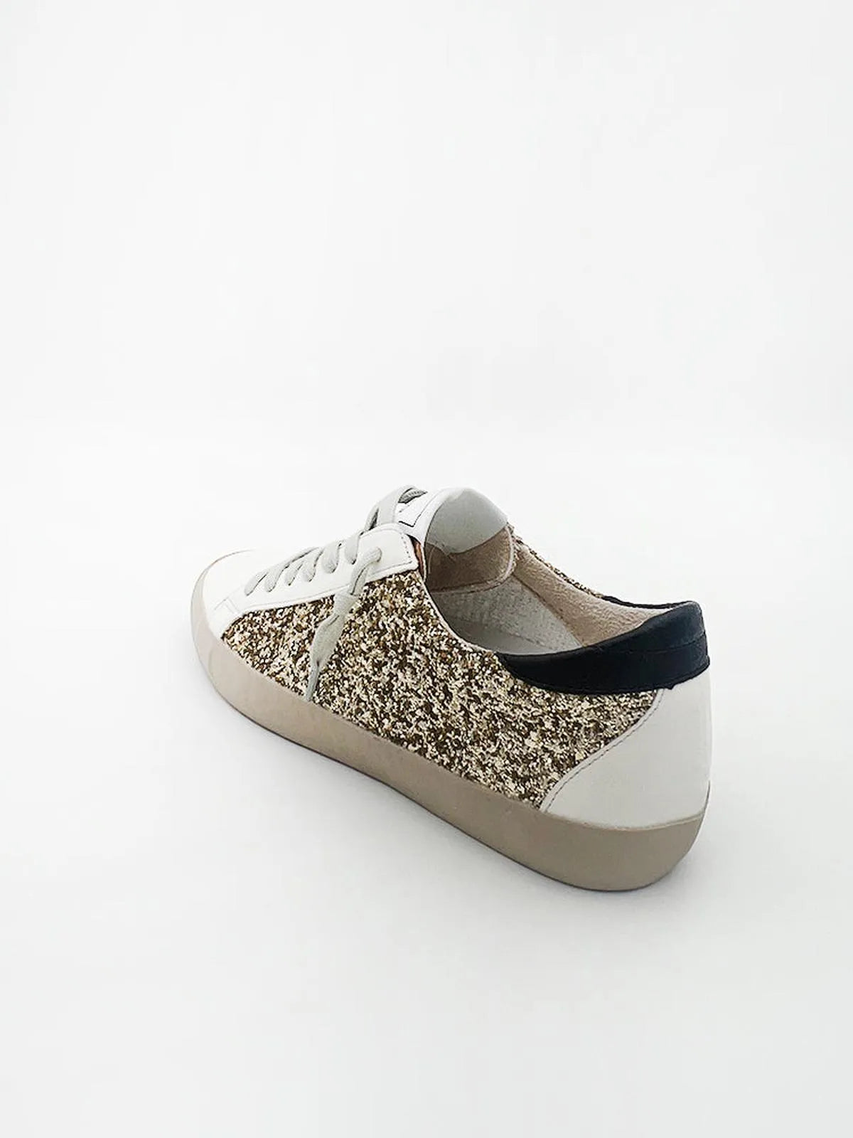 SNEAKERS IN GLITTER GOLD-Sneakers-CORINA- Pointure.AE