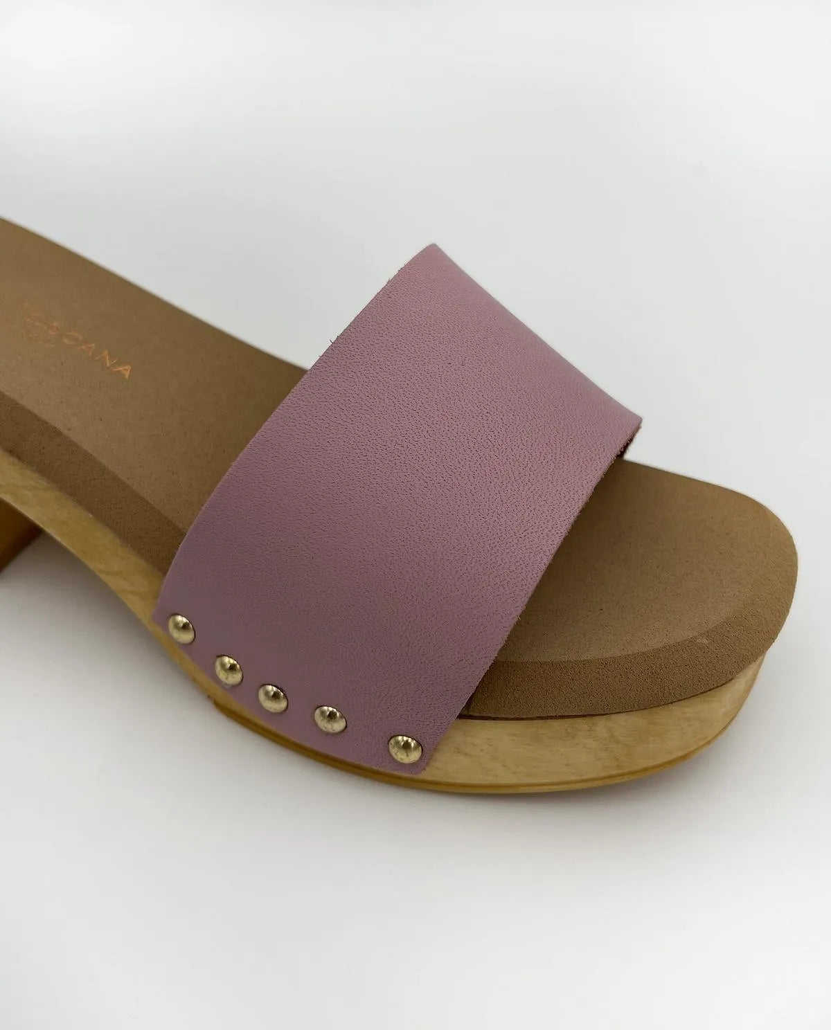WOODEN MULE IN PINK-Mules-MADE IN ITALY- Pointure.AE