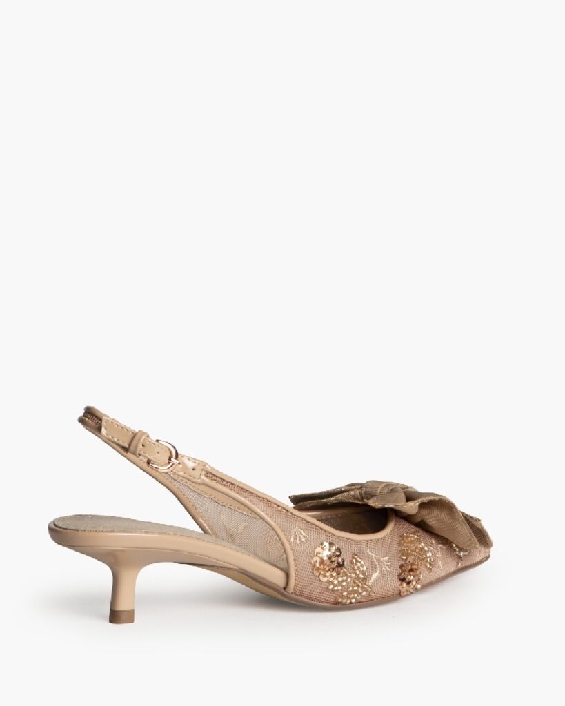 Mesh Sling Back in Camel