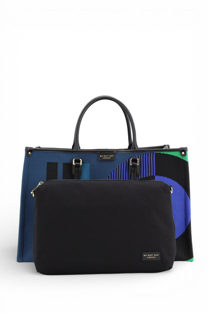 MULTI-COLORED TOTE BAG