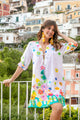 Antica Sartoria Short kaftan in White – 100% Cotton