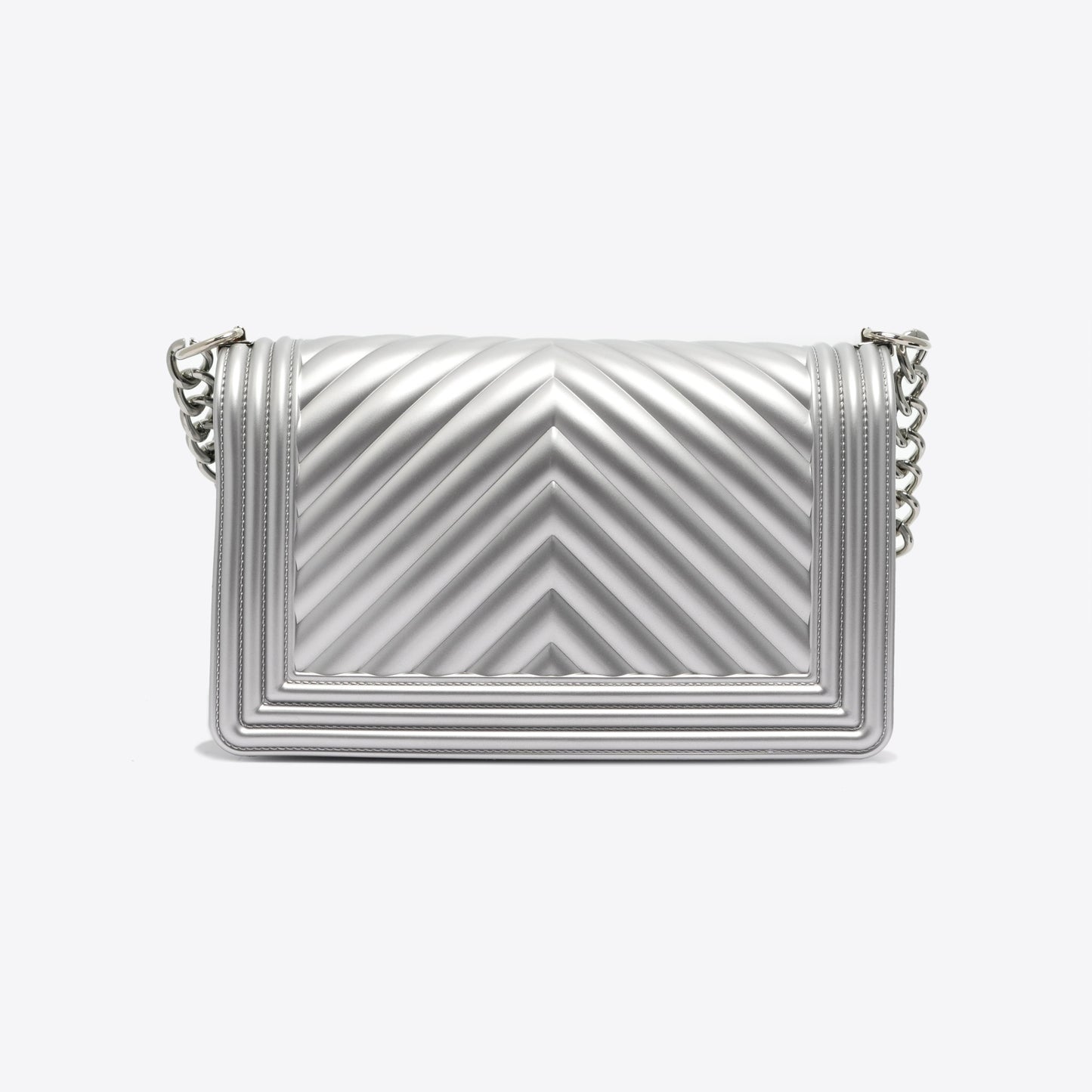 FLAT M IN SILVER