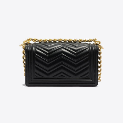FLAT XS MANHATTAN IN BLACK
