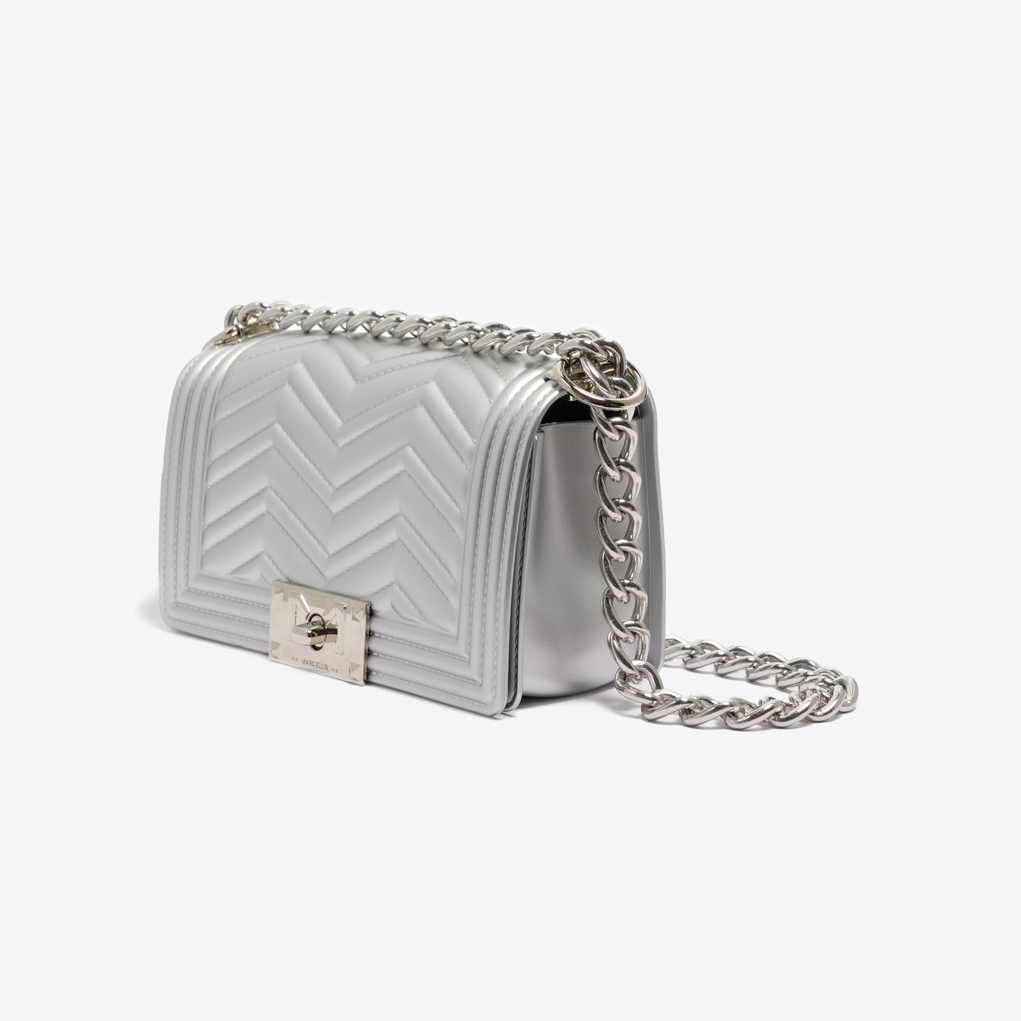 FLAT XS MANHATTAN IN SILVER