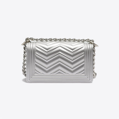 FLAT XS MANHATTAN IN SILVER