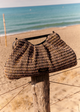 WOVEN POUCH BROWN/BLACK