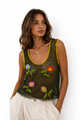 “OLIVE GARDEN” TOP