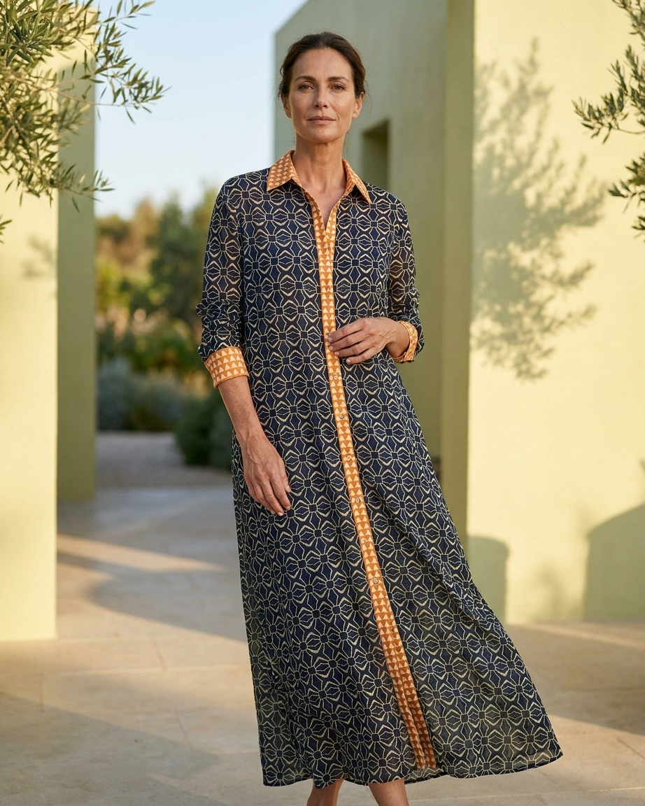 Geometric shape Kaftan