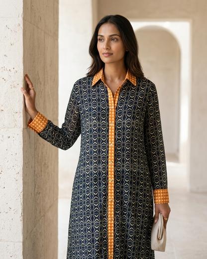 Geometric shape Kaftan