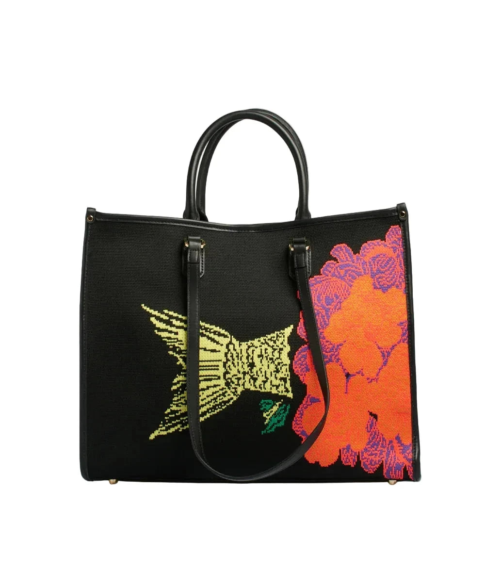 FISH & FLOWER - TOTE BAG