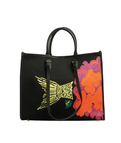 FISH & FLOWER - TOTE BAG