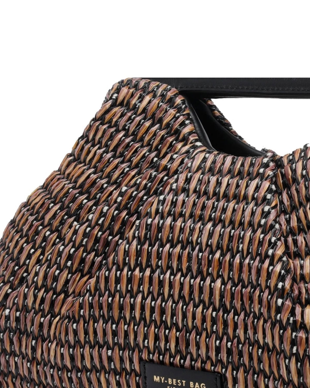 WOVEN POUCH BROWN/BLACK