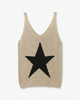 STAR TOP IN BLACK