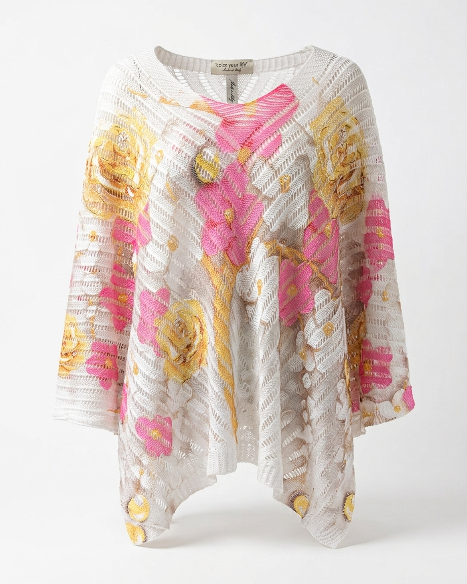 LONG SLEEVE FLOWER TOP