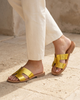 LAMINATO WIDE STRAP SLIPPER