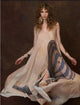 Printed Premium Beige linen Dress