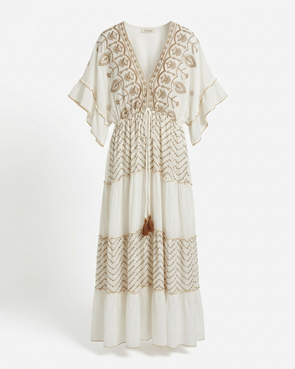 Boho Dress in White