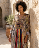 Premium Printed Linen Kaftan