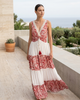 V Neck sleeveless Dress