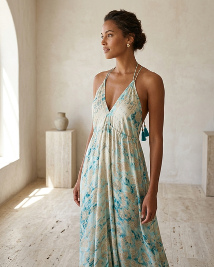 Boho Dress in blue