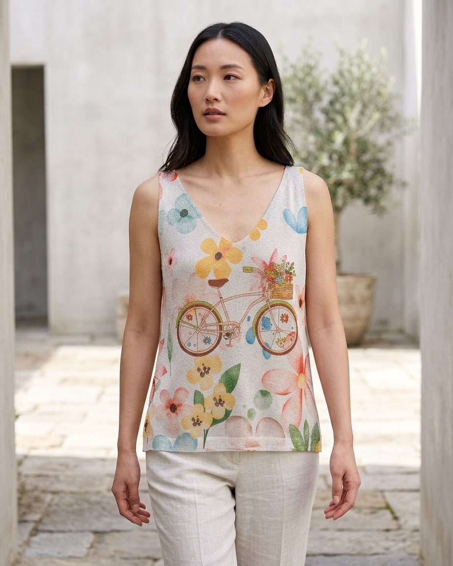 Bicycles Top by Color Your Life