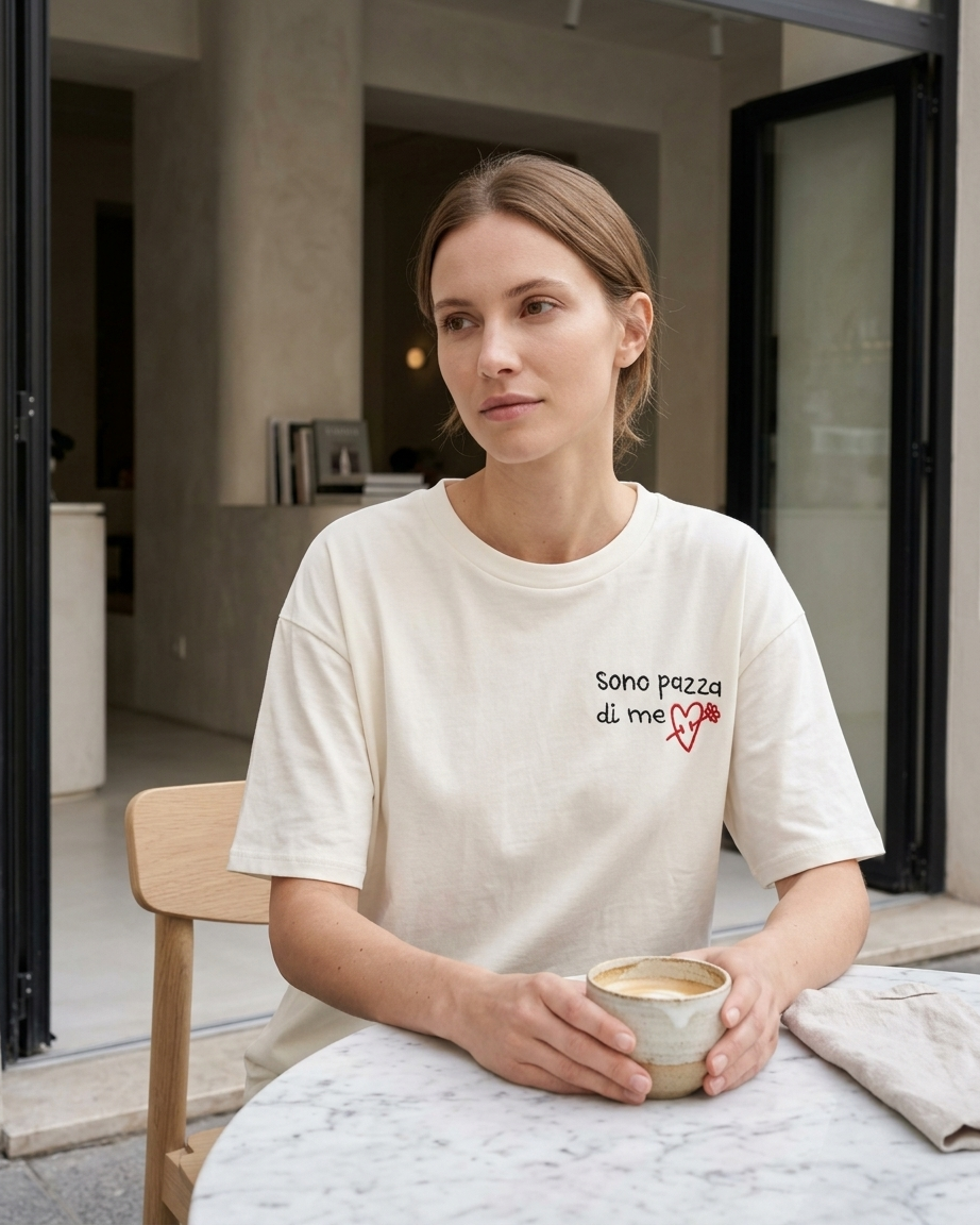 White T-Shirt by Color Your Life