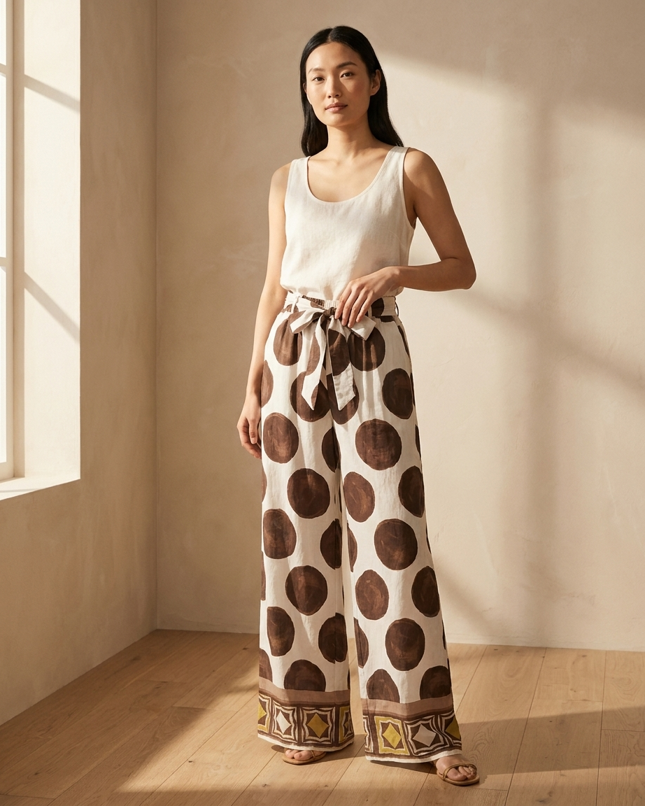 Breathable Polka Dots Pants