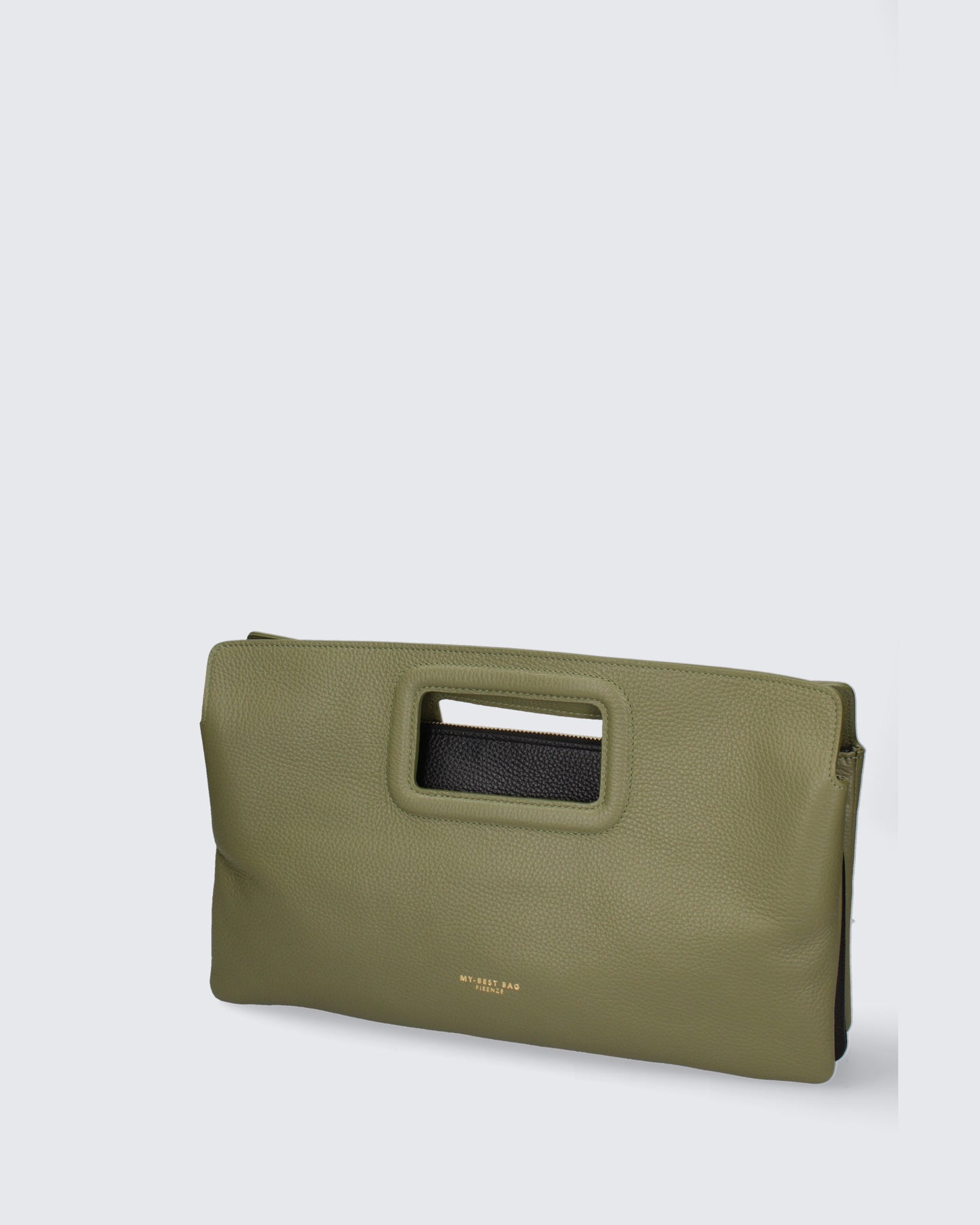 TOP HANDLE BAG IN GREEN