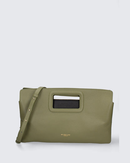 TOP HANDLE BAG IN GREEN
