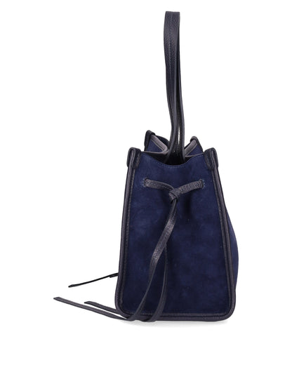 TOTE BAG IN NAVY BLUE