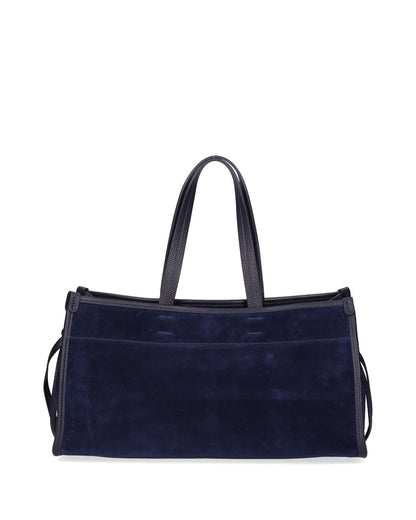 TOTE BAG IN NAVY BLUE