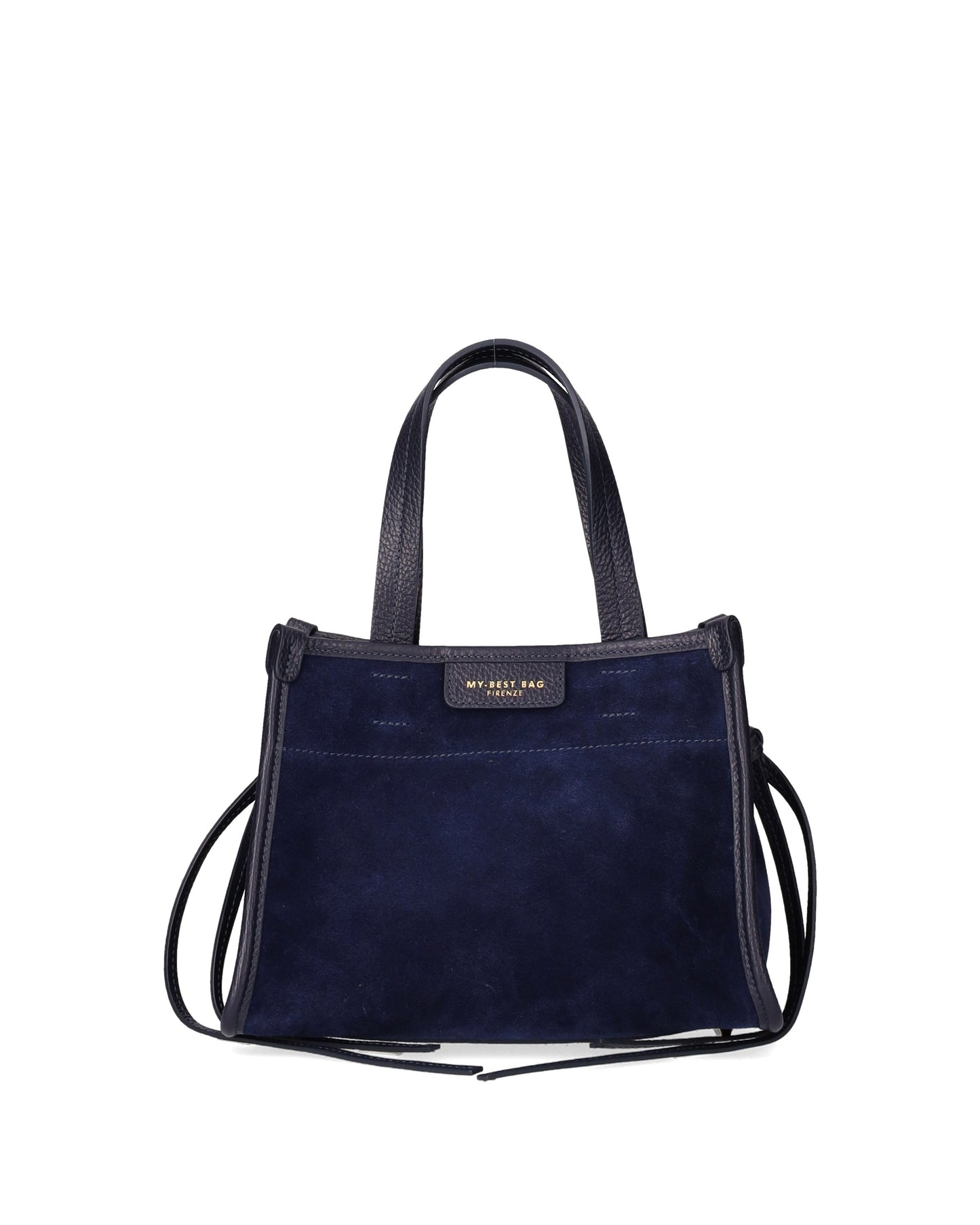 TOP HANDLE BAG IN NAVY BLUE