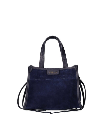 TOP HANDLE BAG IN NAVY BLUE