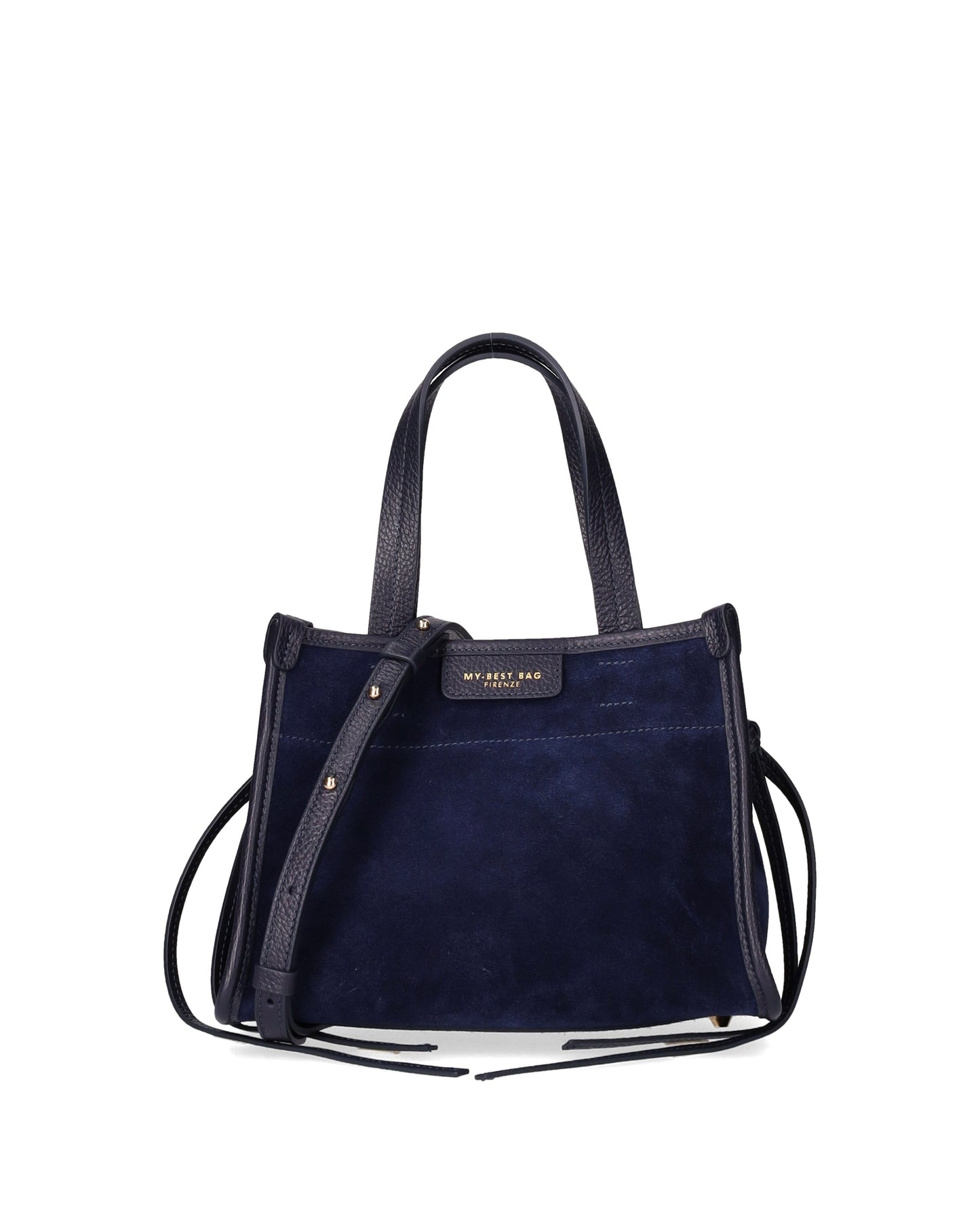 TOP HANDLE BAG IN NAVY BLUE