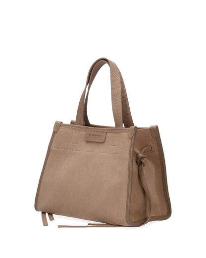TOP HANDLE BAG IN BEIGE
