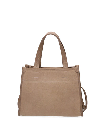 TOP HANDLE BAG IN BEIGE
