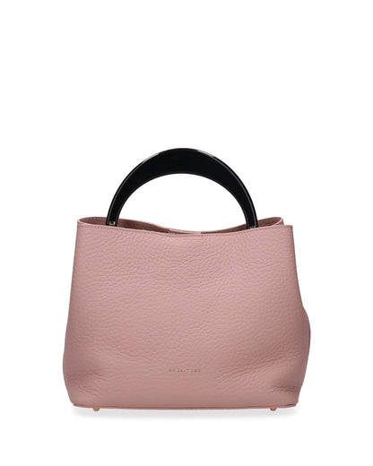 TOP HANDLE BAG IN PINK LEATHER